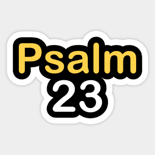 Psalm 23 Sticker